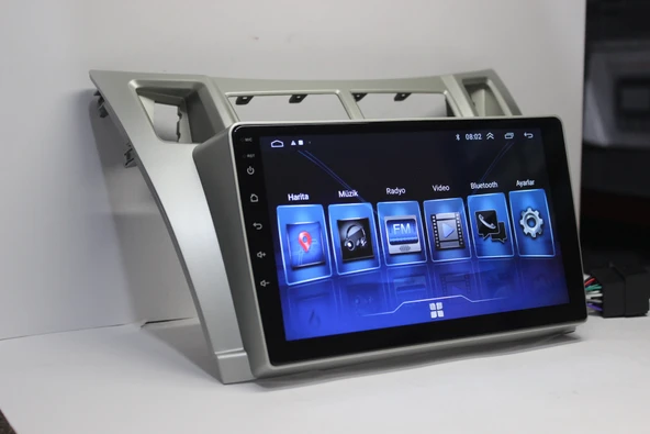 SMART GO TOYOTA YARİS OLD 2007/2011 GRİ 9 İNÇ 6-64 - Resim 4