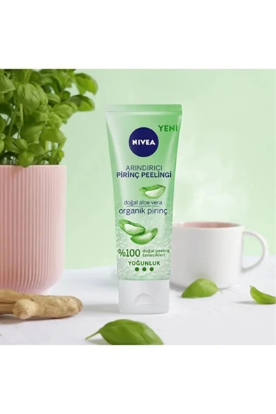 NIVEA ARINDIRICI ORGANİK PİRİNÇ PEELİNGİ Karma Ciltler için ürün görseli