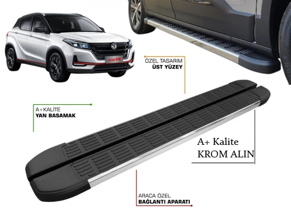 DFSK Fengon 500 2023 2024 2025 2026 2027 ARACA ÖZEL YAN BASAMAK ürün görseli 1