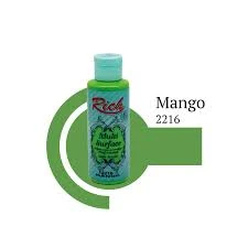 Rich Multi Surface Akrilik Boya 120ml 2216 Mango ürün görseli 1