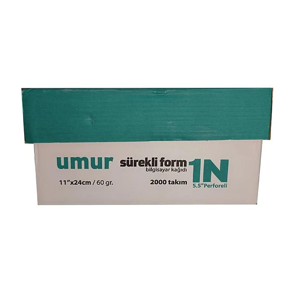 UMUR Sürekli Form 11x24 1 Nüsha (5.5 Perforeli) 2000 li - 2