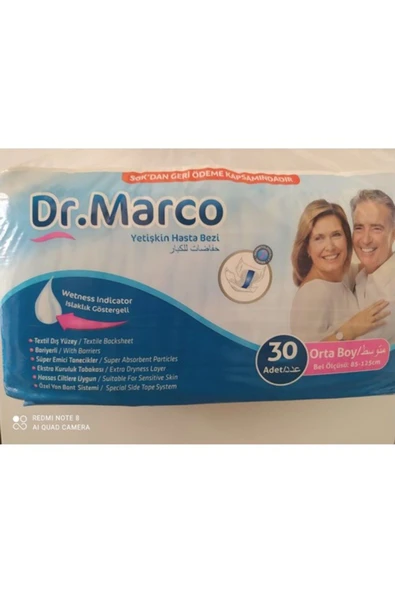 Dr. Marco Hasta Bezi M Beden 30 Lu Bel Bantlı