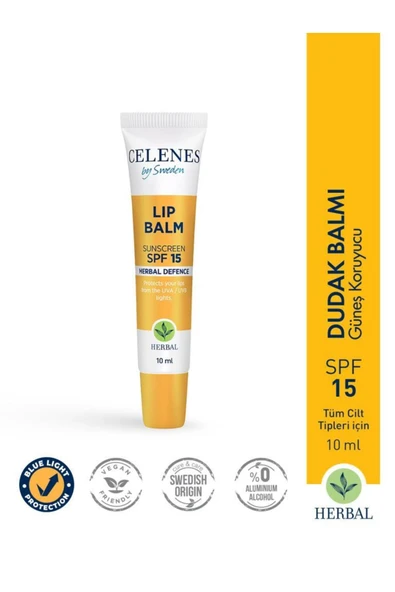 Celenes Herbal Yoğun Nem Lip Balm Spf15 10ml