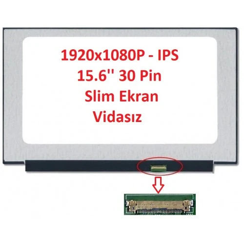 Nion Hp Pavilion 15-CS3000NT 8PU94EA 15-CS3001NT 8PK77EA Notebook Lcd Ekran (15.6'' Slim Led 30 Pin IPS)