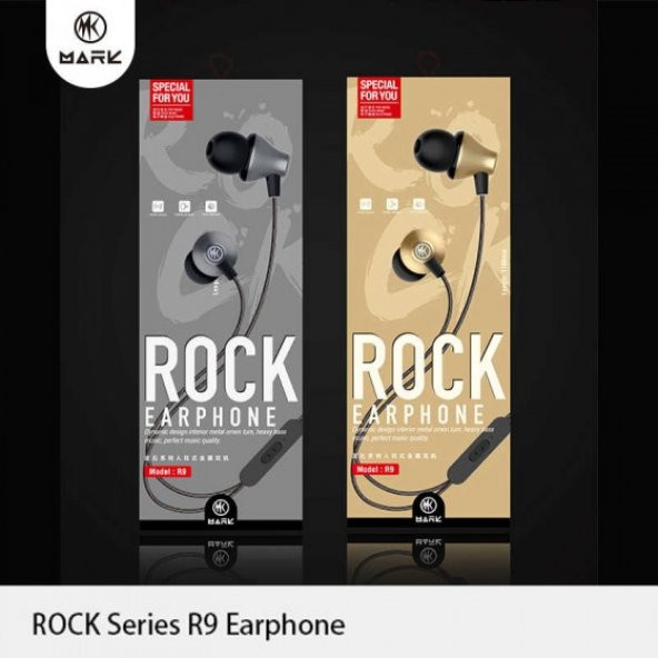 Kablolu Kulak İçi 3.5mm Mp3 Stereo Kulaklık - Rock R9