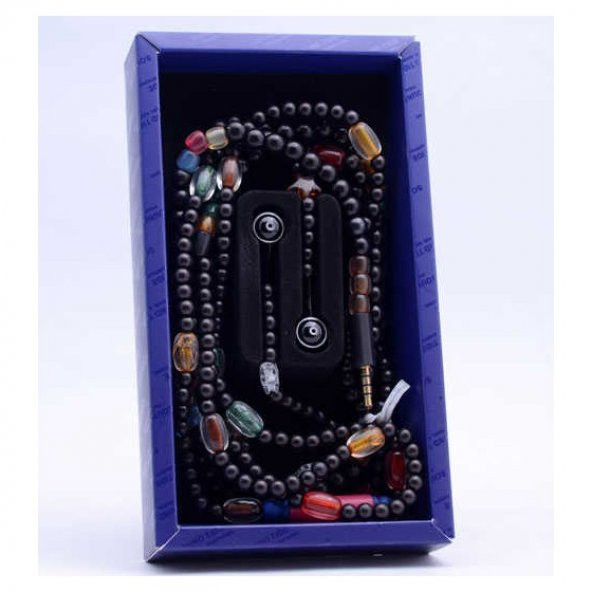 Kablolu Kulak İçi 3.5mm Mp3 Stereo İnci Taşlı Kulaklık - 6
