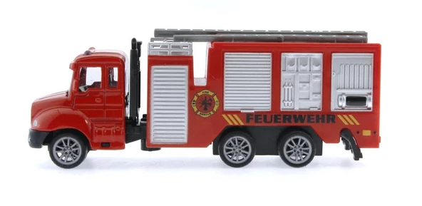 Çek Bırak Metal Mini Söndürücü İtfaiye Kamyonu - 2