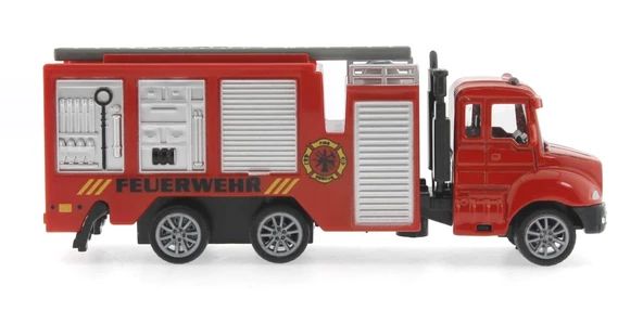 Çek Bırak Metal Mini Söndürücü İtfaiye Kamyonu - 4