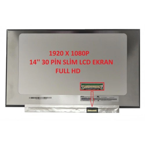 Nion B140HAN06.8 HW0A HW1A Notebook Lcd Ekran (14.0''; Slim Led Mat)