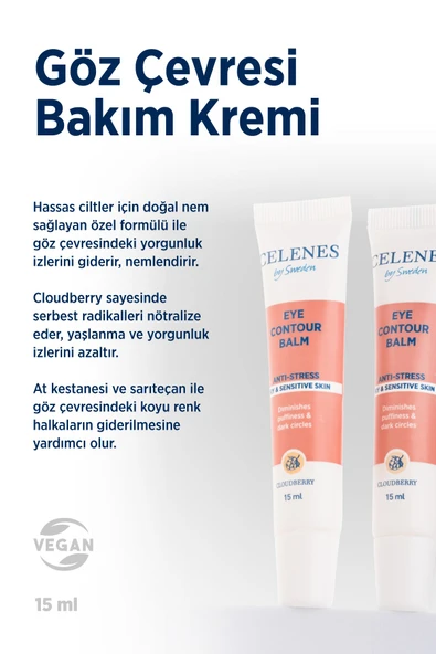 Celenes Cloudberry Göz Çevresi Bakım Kremi 15 Ml - Resim 2