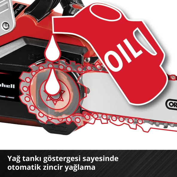 Einhell GP-LC 36/35Li Ağaç Kesme Solo - 9