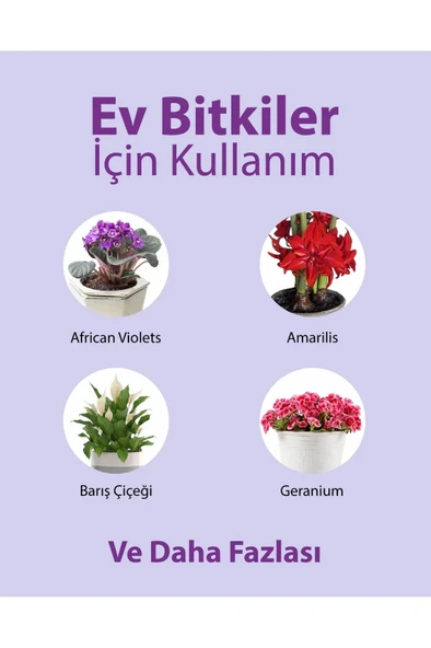 Petroturk Bol Çiçekli Sıvı Bitki Besini Kullanıma Hazır Bol Çiçeklenme Ve Güçlü Büyüme Sağlar - 4