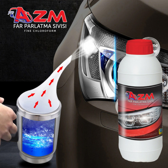 Azm Buharlı Far Parlatma Far Temizleme Kloroform Sıvısı 1kg - 2
