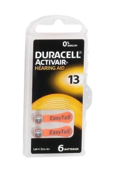 Duracell İşitme Cihazı Pili 13