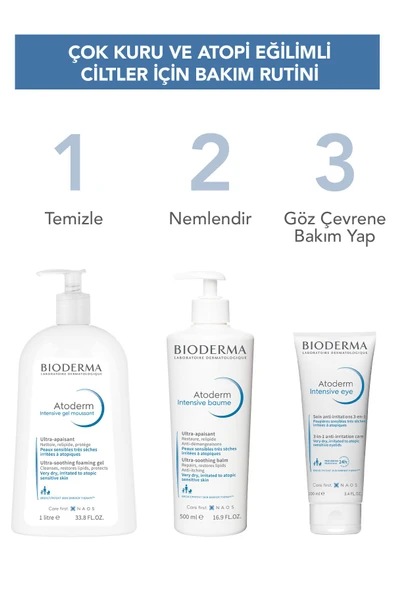 Bioderma Atoderm Intensive Eye Göz Çevresi Kremi 100 ml 2 Adet - 4