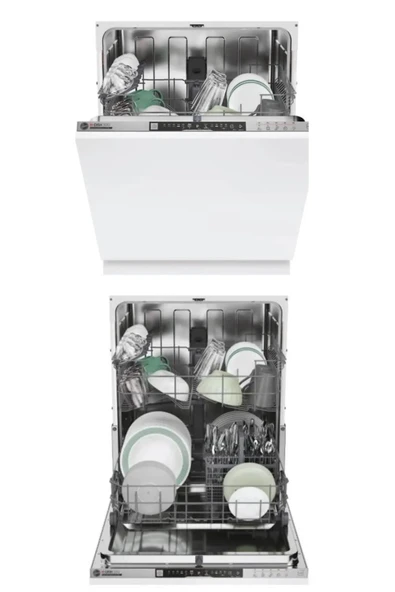3051WI+ Hvg74wk3w+HDG2C2WTK Beyaz Ankastre Set +Hı 3e7l0s-17 Tam Entegre Ankastre Bulaşık Makinesi - 3