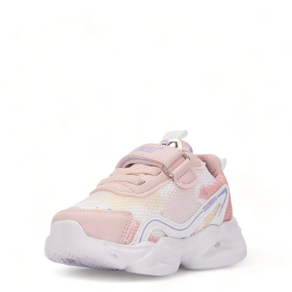 Albishoes Kız Çocuk Bebek Işıklı Yazlık Hafif Rahat Cırtlı Günlük Sneaker Bebe Spor Ayakkabı (22-25) - 2