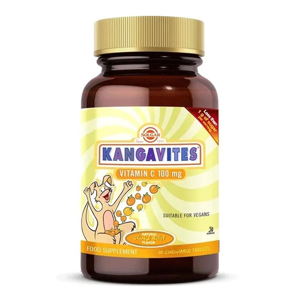 Solgar Kangavites Vitamin C 100 mg 90 Tablet