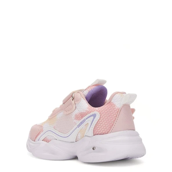 Albishoes Kız Çocuk Bebek Işıklı Yazlık Hafif Rahat Cırtlı Günlük Sneaker Bebe Spor Ayakkabı (22-25) - 3