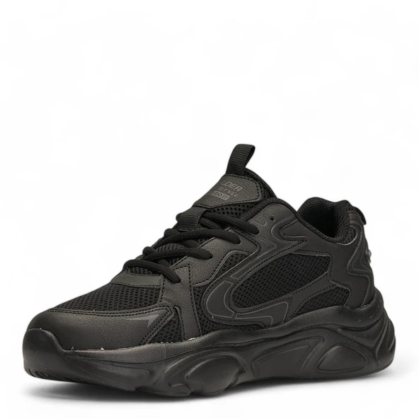 Albishoes Kadın Erkek Yazlık Hafif Rahat Fileli Yüksek Kalın Taban Unisex Sneaker Spor Ayakkabı - 2