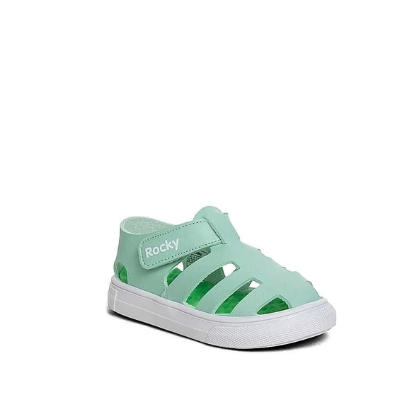 Albishoes Unisex Kız - Erkek Çocuk Bebek Masaj Tabanlı Yazlık Hafif Taban Cırtlı Sandalet (22-30) - 2