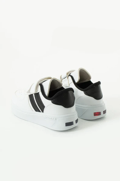 Albishoes Erkek - Kız - Çocuk Bebek Unisex Işıklı Cırtlı Air Okul Ayakkabısı Sneaker Spor Ayakkabı - 5