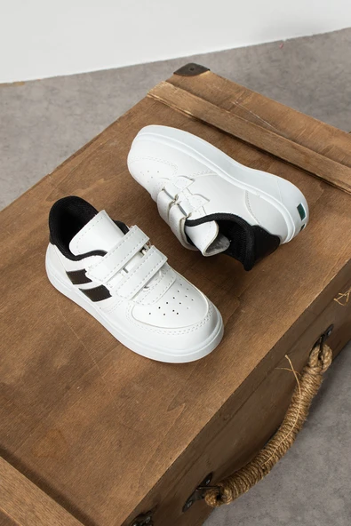Albishoes Erkek - Kız - Çocuk Bebek Unisex Işıklı Cırtlı Air Okul Ayakkabısı Sneaker Spor Ayakkabı - 3