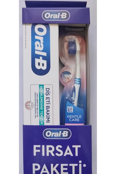 ORAL-B Oral B Diş Eti Bakımı Derinlemesine Temizlik macun +Diş fırçası