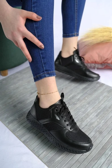 Albishoes Kadın Erkek Unisex Kalın Taban Yazlık Fileli Hafif Rahat Esnek Taban Sneaker Spor Ayakkabı