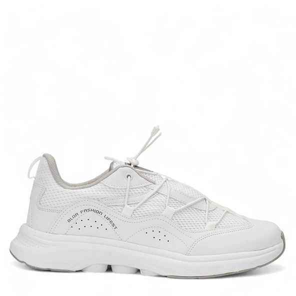 Albishoes Erkek Bağcıksız Lastikli Yazlık Fileli Ultra Rahat Hafif Esnek Taban Sneaker Spor Ayakkabı - 1