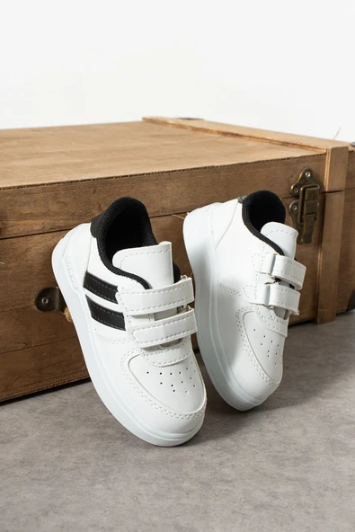Albishoes Erkek - Kız - Çocuk Bebek Unisex Işıklı Cırtlı Air Okul Ayakkabısı Sneaker Spor Ayakkabı