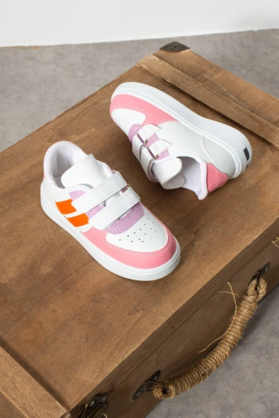 Albishoes Erkek - Kız - Çocuk Bebek Unisex Işıklı Cırtlı Air Okul Ayakkabısı Sneaker Spor Ayakkabı - 3