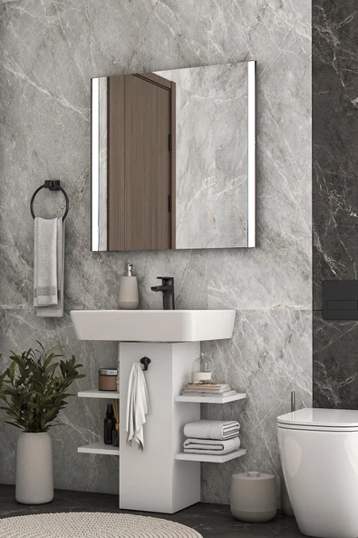Lavabo Altı Raflı Düzenleyici Banyo Dolabı Lavabo Altı Dolap