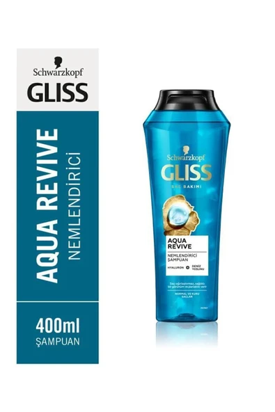 GLİSS Saç Bakımı Aqua Revive Nemlendirici Şampuan, 400 ml - 2