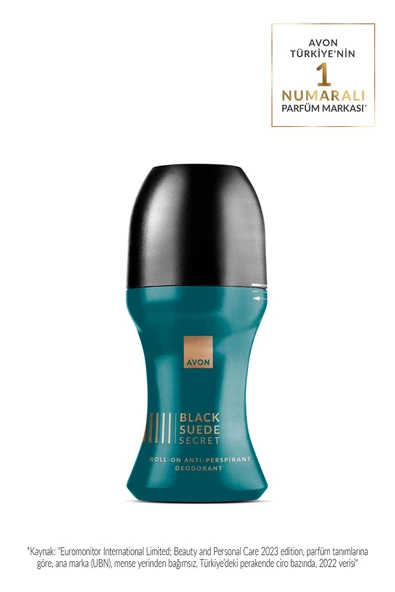 AVON Black Suede Secret Erkek Rollon 50 Ml. - 5