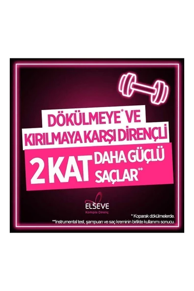 ELSEVE L'Oréal Paris Elseve Komple Direnç Dökülme Karşıtı Şampuan 360 ml - 7
