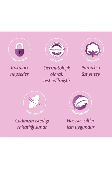 MOLPED Ultra Hijyenik Ped Gece Süper Avantaj Paketi 48 Adet - 4