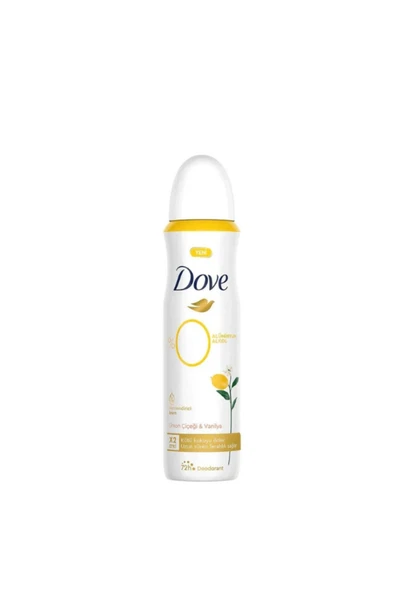 DOVE Limon Çiçeği ve Vanilya Özlü Kadın Deodorant 150 ml