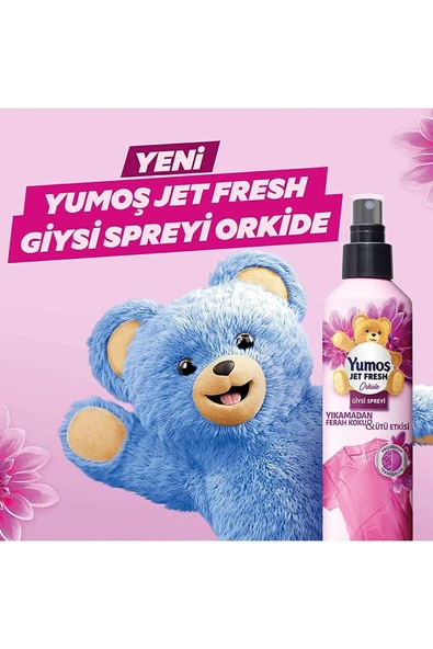 YUMOŞ Jet Fresh Giysi Spreyi Lilyum 200 ml Orkide 200 ml X 2 Adet - 6