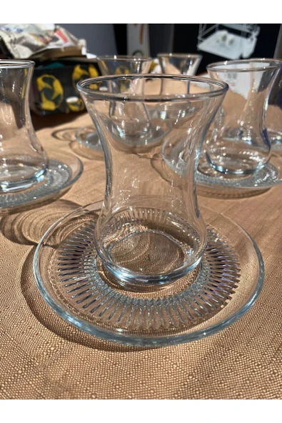 LAV 12 Parça Bardak Takımı Buket 6 kişilik çay seti - 3