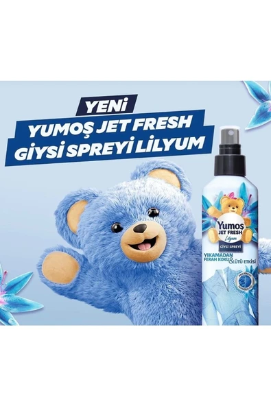 YUMOŞ Jet Fresh Giysi Spreyi Lilyum 200 Ml - 4