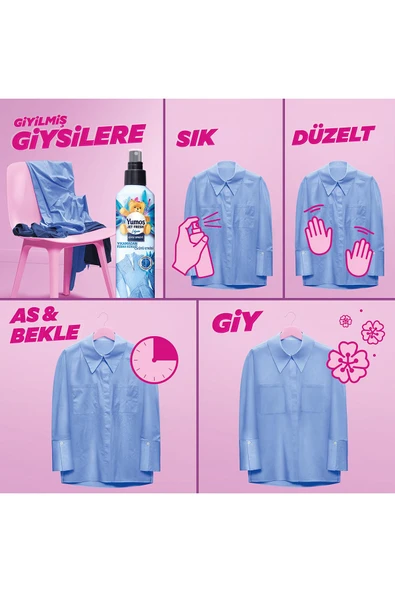 YUMOŞ Jet Fresh Giysi Spreyi Lilyum 200 ml 1 Adet Jet Fresh Giysi Spreyi Orkide 200 ml 1 Adet - 8