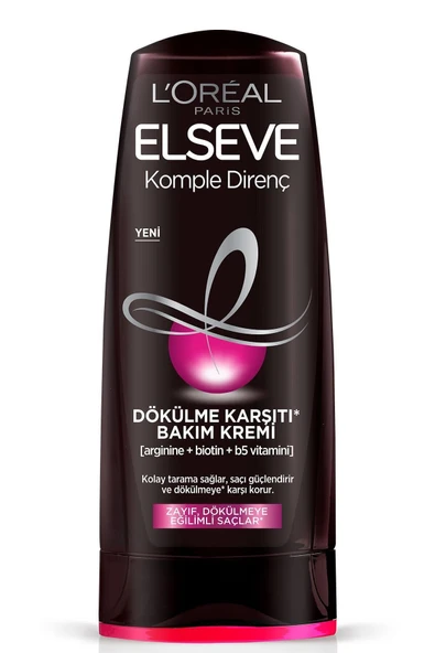 ELSEVE Komple Direnç Dökülme Karşıtı Bakım Kremi 360 ml X 3 Adet - 2