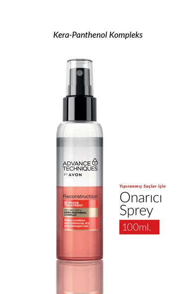 AVON Advance Techniques Reconstruction Bi-Phase Onarıcı Saç Spreyi 100 Ml. - 2