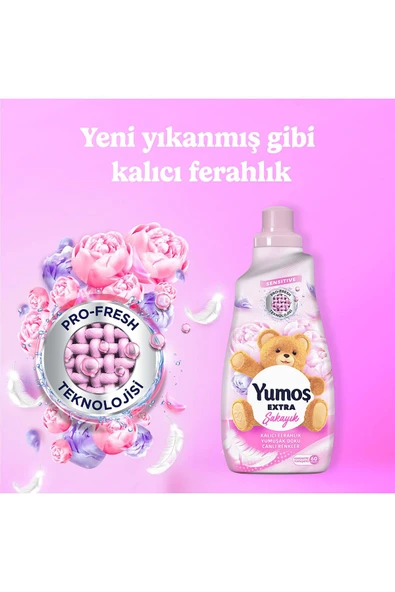 YUMOŞ Extra Konsantre Çamaşır Yumuşatıcısı Şakayık 1440 X2 - 5