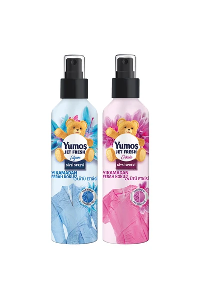 YUMOŞ Jet Fresh Giysi Spreyi Lilyum 200 ml 1 Adet Jet Fresh Giysi Spreyi Orkide 200 ml 1 Adet - 2