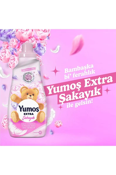 YUMOŞ Extra Konsantre Çamaşır Yumuşatıcısı Şakayık 1440 X2 - 4