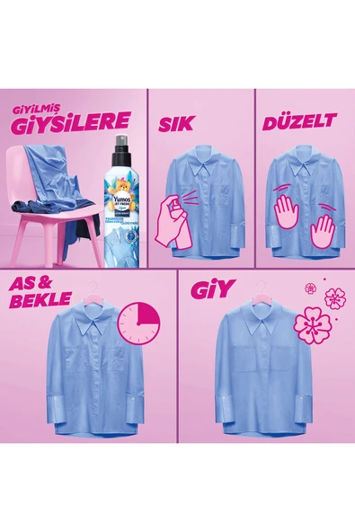 YUMOŞ Jet Fresh Giysi Spreyi Lilyum 200 ml 2 Adet - 7