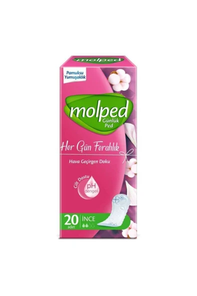 MOLPED Daily Care Light Deo Fresh 20'li Hijyenik Ped 4lü ürün görseli 1