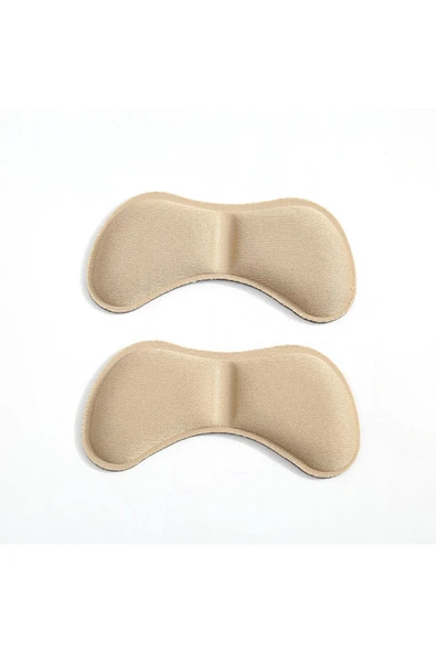 Bej Ayakkabı Vurma Önleyici Yapışkanlı Topuk Süngeri, Topuk Yastık Pedi